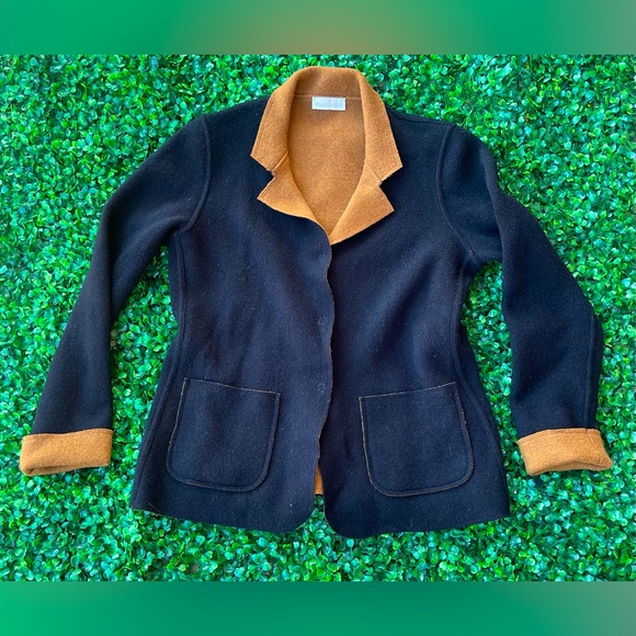 bruno manetti Jackets & Blazers - BRUNO MANETTI Sartorial Wool Jacket In Black Size 44 (Medium)